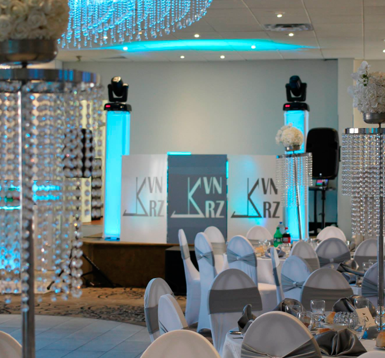 SILVER wedding dj set up ottawa gatineau wedding dj