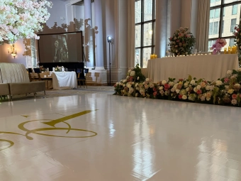 Ottawa Dancefloor wraps at Chateau Laurier!