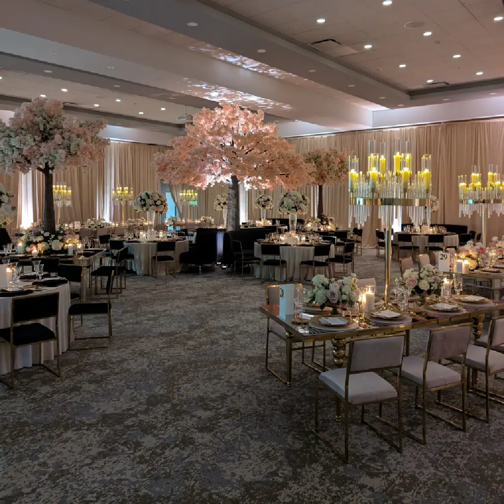 Ambient Lighting, Uplighting, Saint Elias Banquet Center
