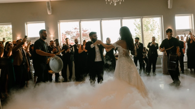 Dry Ice at Le Belvedere wedding