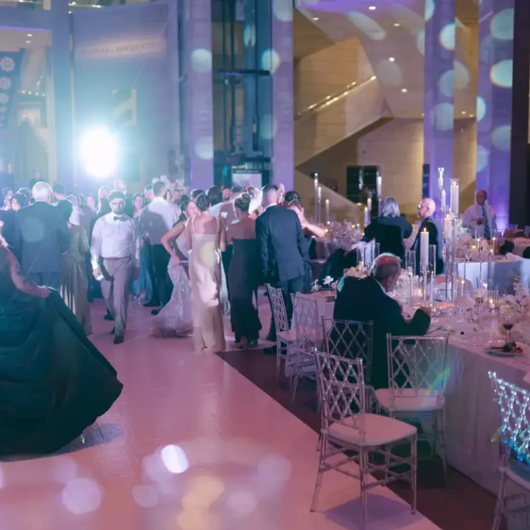 National Gallery Wedding DJ Lights