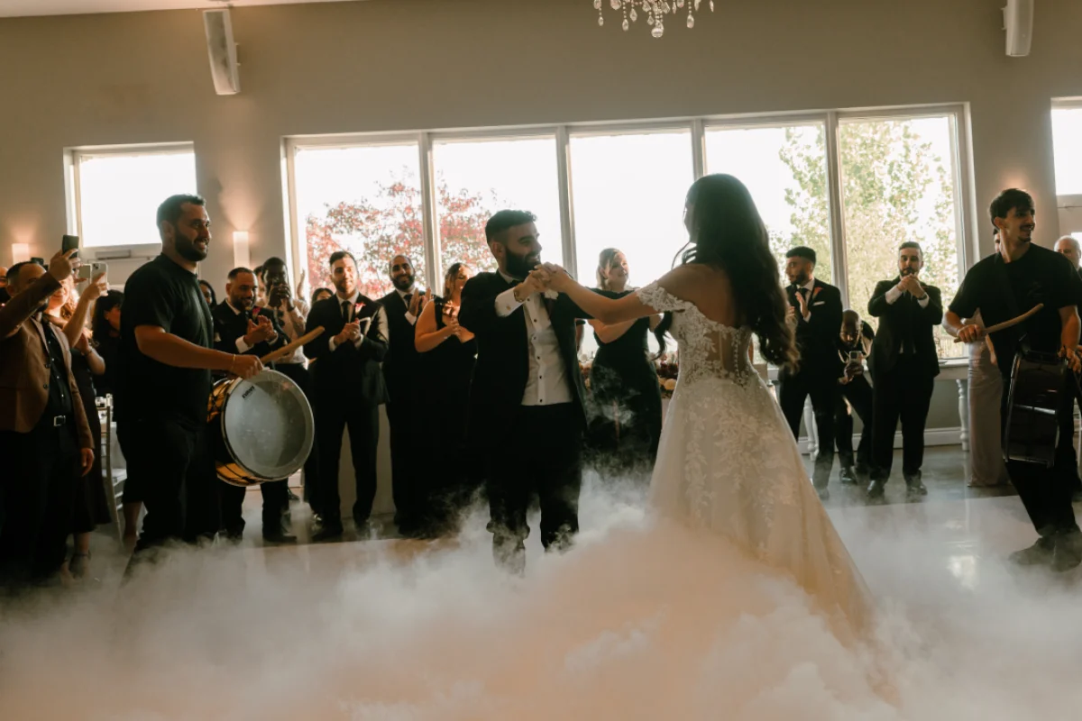 Dry Ice at Le Belvedere wedding